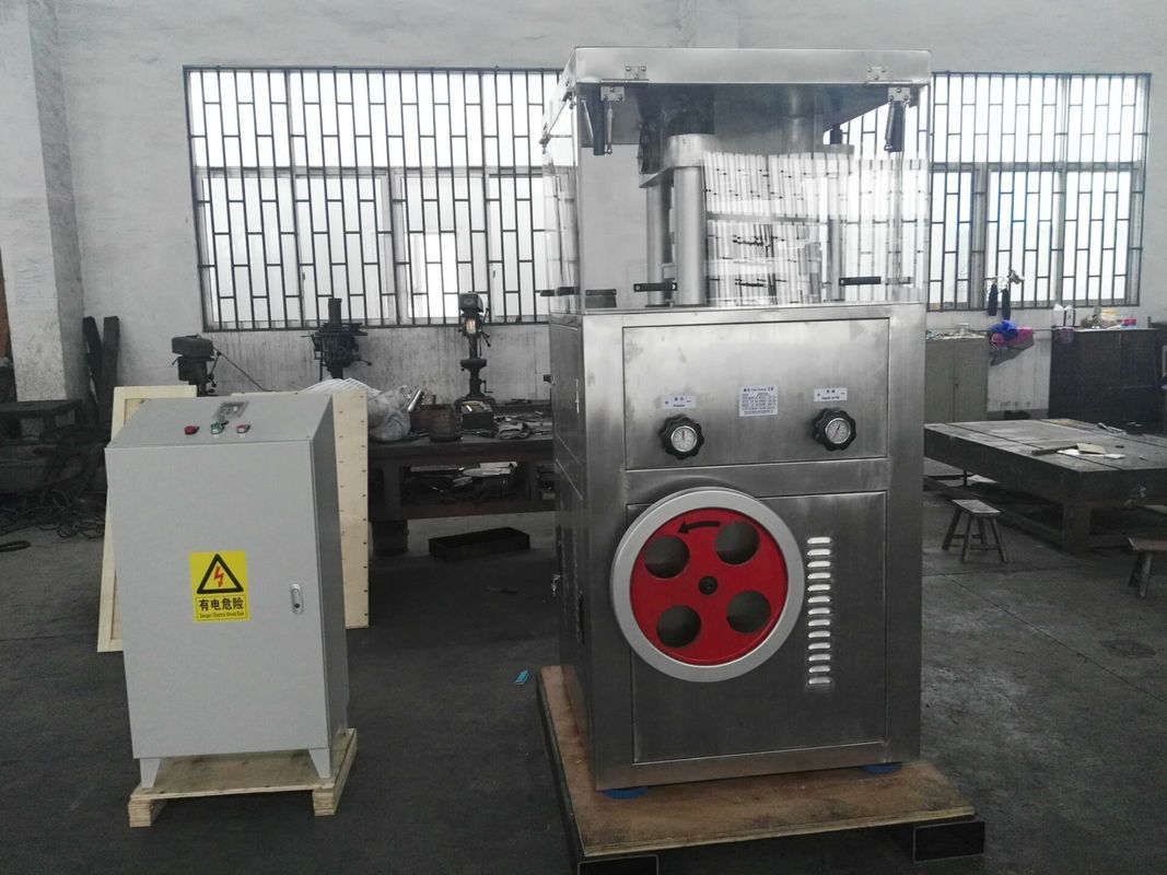 Stainless Steel Rotary Pharmaceutical Tablet Press Compression Machine Automatic